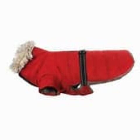 Red Luxury Sherpa Winter Dog Coat, KUDOS, Happypet - Mutts-Nutts